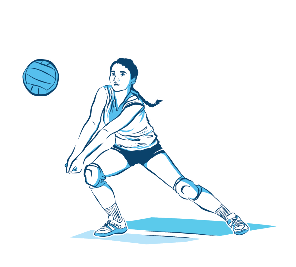 volleyball graphic